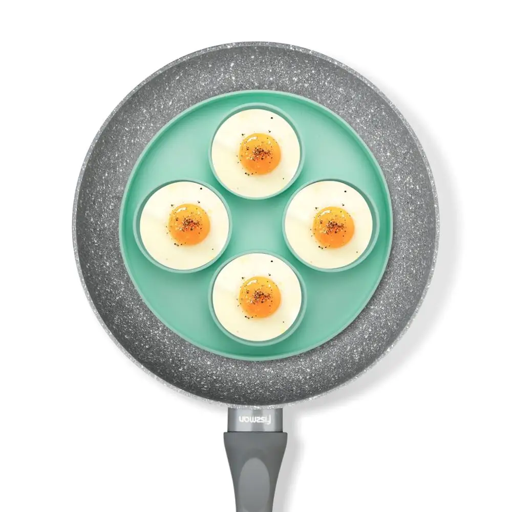 Фиссман форма для Блинных яиц силиконовая 4 чашки круглая яичная плита|Кольца и