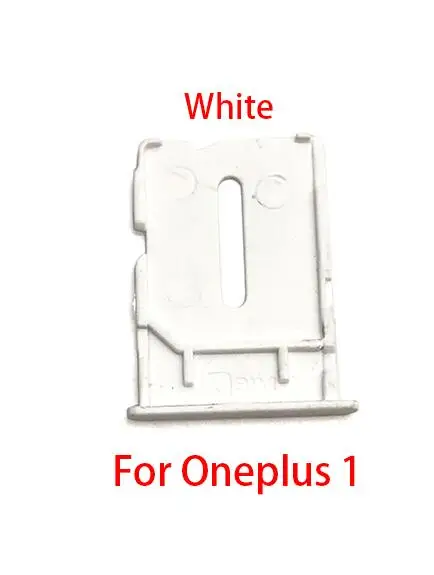10 шт./лот, SIM Слот для карт памяти держатель адаптер Аксессуары для One Plus 5 A5000 NEX 5T A5010 6 A6000 6T A6010 7 Pro X 2 3 - Цвет: For Oneplus 1 White