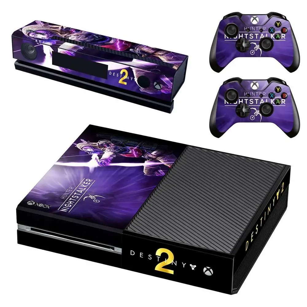 Игра Destiny 2 наклейка на кожу для Xbox One консоли и Kinect и 2 контроллера для Xbox One Наклейка на кожу виниловая - Цвет: GSTM1295