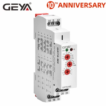 

Free Shipping GEYA GRT8-M 16A Multifunction Timer Relay with 10 Function Choices AC DC 12V 24V 220V 230V Time Relay