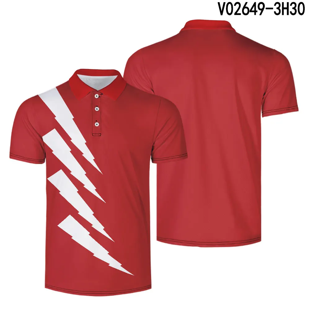 Бренд WAMNI, повседневная спортивная быстросохнущая Черная Мужская Уличная теннисная 3D рубашка поло с отложным воротником Harajuku, высокое качество - Цвет: V02649