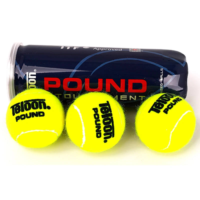 Adult Youth Tennis 3 Balls Canned Professional Game Ball Wear-Resistant Training Ball Suit for Beginner School Tennis Club photo