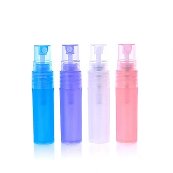 

1000Pcs 5ml 10ml Perfume Bottle Spray Atomizer Colorful Frosted Plastic Tube Sunscreen Fragrance Dispenser outdoor Portable