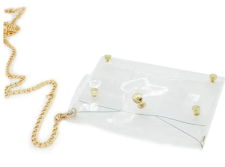 clear envelope clutch