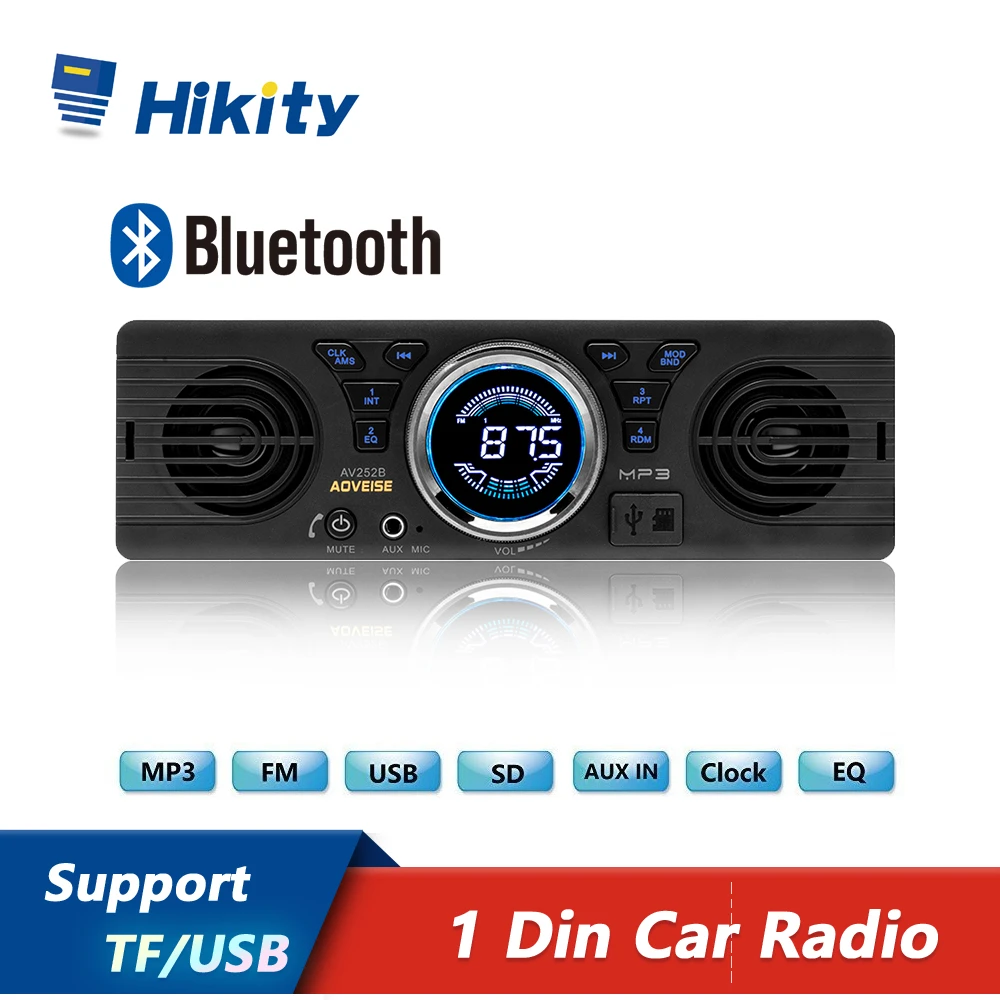 Car In-dash MP3 Radio Audio Player 2 Loudspeakers EDR Microphone Hands-free call Car In-dash MP3 Radio Audio Player 2 Loudspeakers EDR Microphone Hands-free call