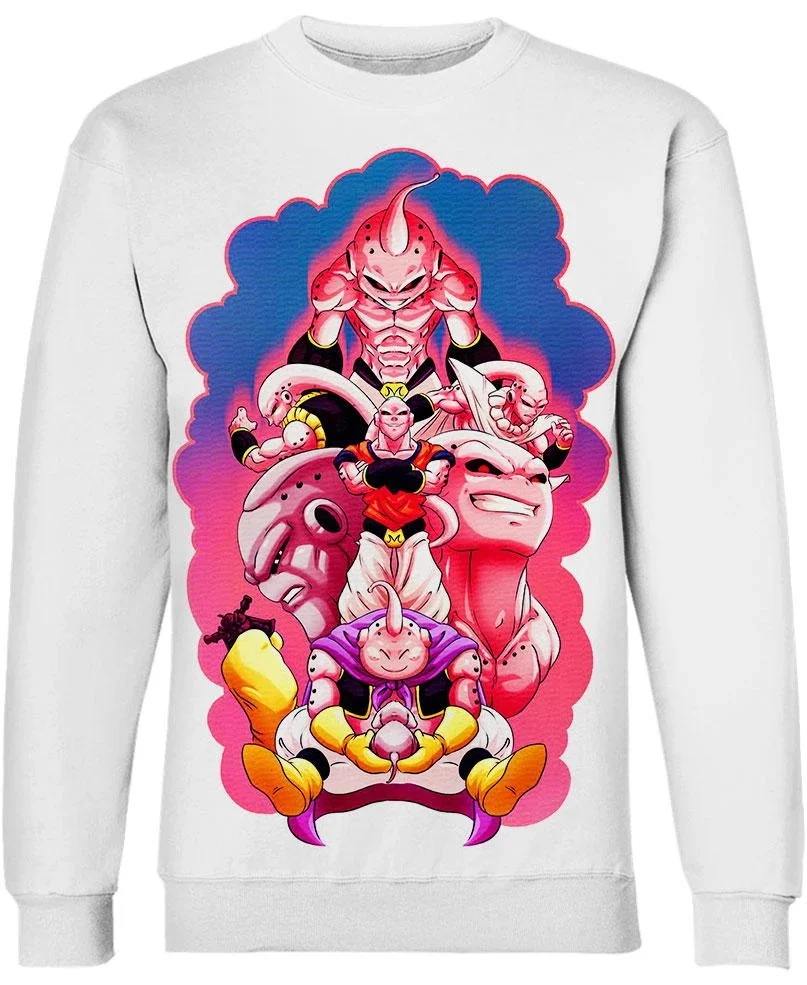 Новинка, модные мужские толстовки с капюшоном, аниме Dragon Ball Z Majin Buu, 3D принт, толстовка с капюшоном, унисекс, уличная одежда, sudadera hombre - Цвет: color as the picture