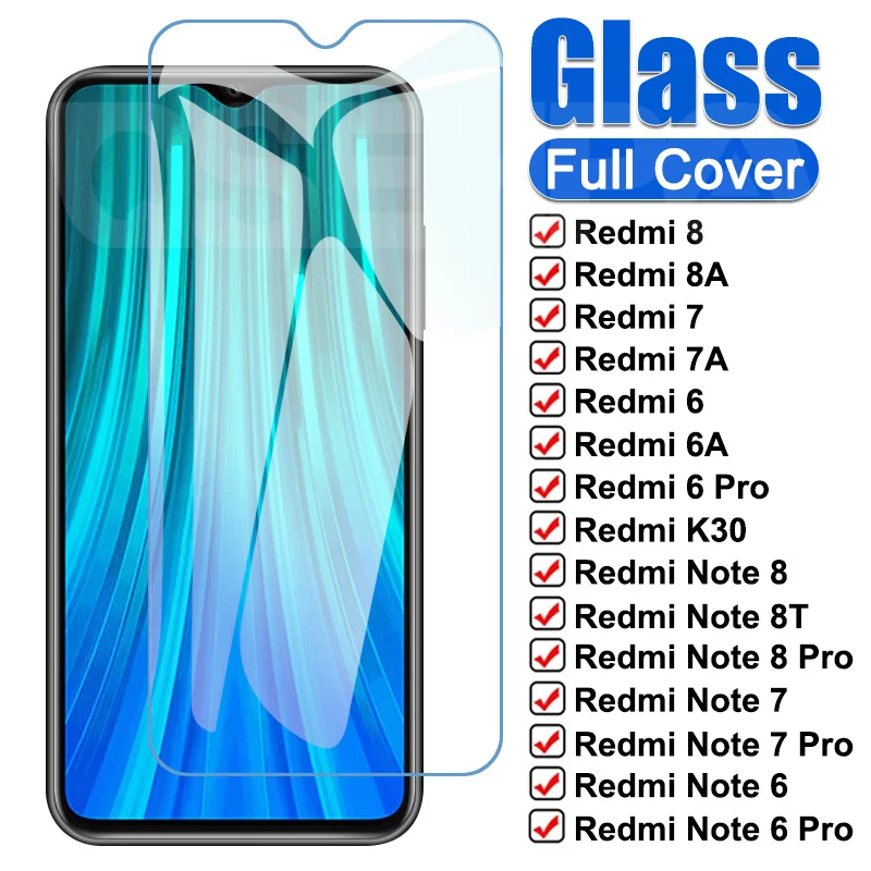 9D закаленное стекло для Xiaomi Redmi 8 8A 7 7A 6 6A 10X Pro полная защита экрана на Note 8T защитная