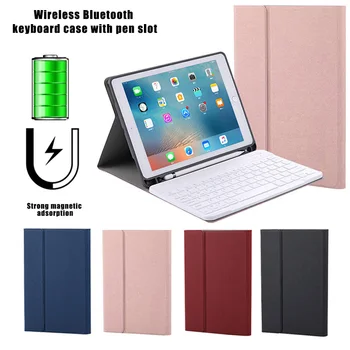 

Wireless Bluetooth Keyboard Case Cover Protector Set Portable Magnetic for Business DJA99