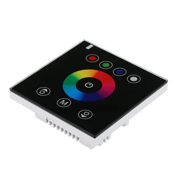 

RGB Color Changing LED Light Touch Screen Switch Glass Control Panel Black LED Light Touch Screen Switch Glass Panel