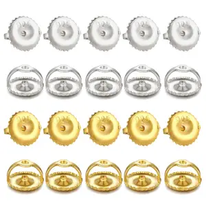 3 Pairs Brass Secure Screw On Earring Backs Replacement For Threaded Post  Diamond Earring Studs Screwbacks Locking Backs X4ya - Jewelry Findings &  Components - AliExpress