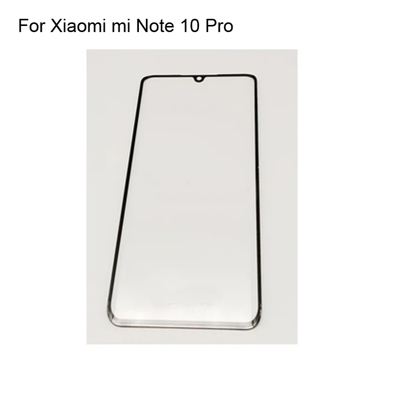 

High quality For Xiaomi mi Note 10 Pro Front Outer Glass Lens Touch Screen Outer Glass without Flex cable Xiao mi Note 10Pro