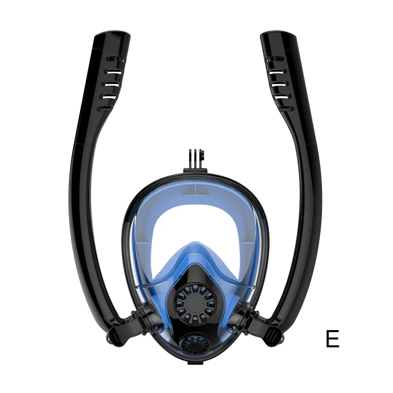 

Adult Swimming Snorkel Mask Anti-Fog Anti-Leak Clear Full Face Diving Snorkeling Mask FK88
