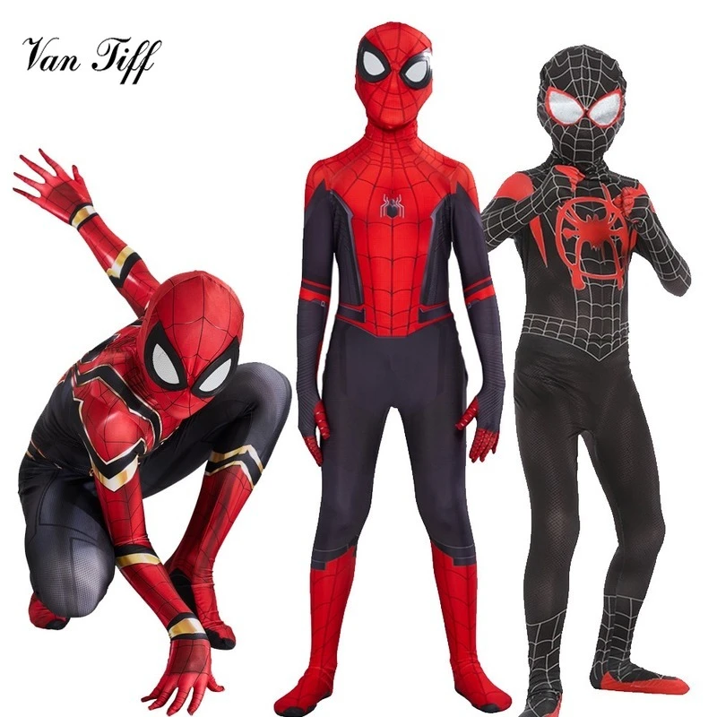 The Amazing Spider Peter Parker Andrew Garfield Cosplay Spider Costume Man  Figure Suit Halloween Party Kid Adult Spandex Clothes - Cosplay Costumes -  AliExpress