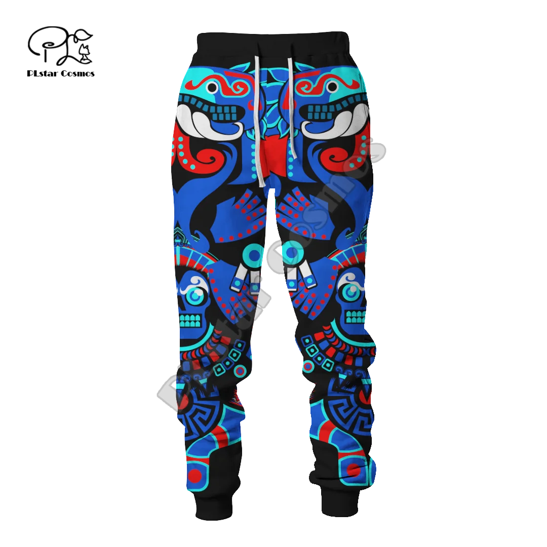 

PLstar Cosmos Maya Aztec Style Symbol 3D Print 2021 Newest Fashion Casual Men Trousers Streetwear Autumn Loose Sports Pants M24