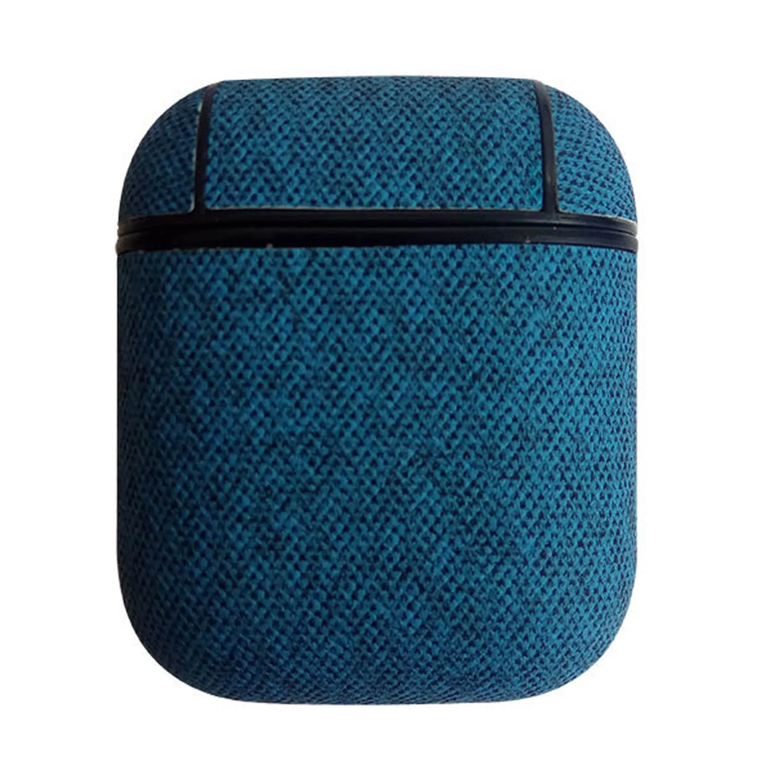 Besegad защитный чехол из искусственной кожи чехол с карабином для Apple AirPods Air Pods TWS беспроводные bluetooth-наушники - Цвет: Blue