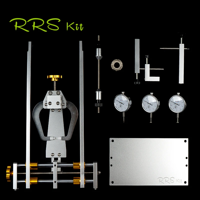 

RRSKIT Professional Bicycle Wheel Truing Stand With Dial Indicator Gauge Set Adjustment Rims MTB Road Bike Wheel Repair Tools