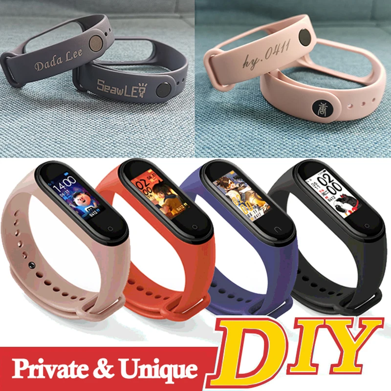

For Xiaomi Mi Band 4 3 Strap Silicone Wrist Strap For Xiaomi Mi Band 4 3 Accessories xiaomi band 4 Bracelet Replacement Straps