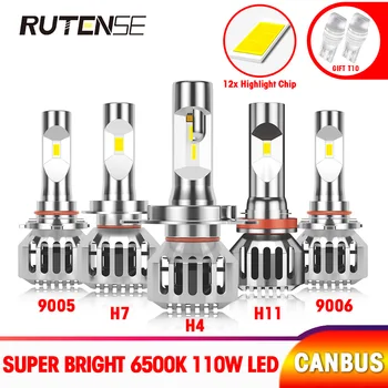 

CANBUS healight bulb led H4 H7 H11H1 9005 hb3 9006 hb4 H8 H9 9012 hir2 h7 led canbus headlamp car accessories 110W 6500K 12V 24V