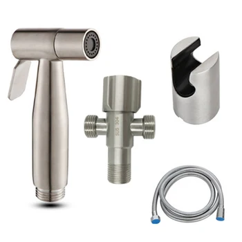 

Chrome Bidet Hygienic Shower Spray Thermostatic Taps Kit Bidet Pet Wash Bidets & Bidet Parts Bidet Faucets