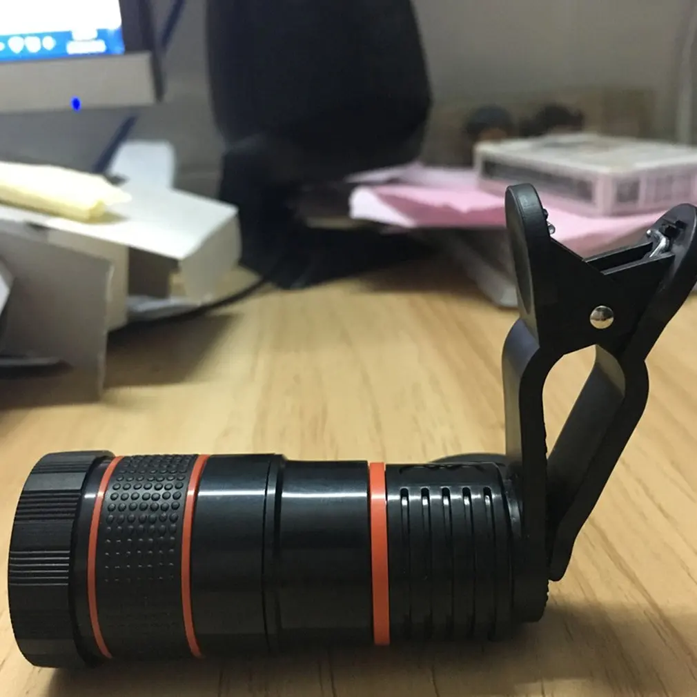 Universal Mobile Phone Lens Hd 8 Times Telescope Applicable For Apple For Small Telephoto Lens Such As Millet
