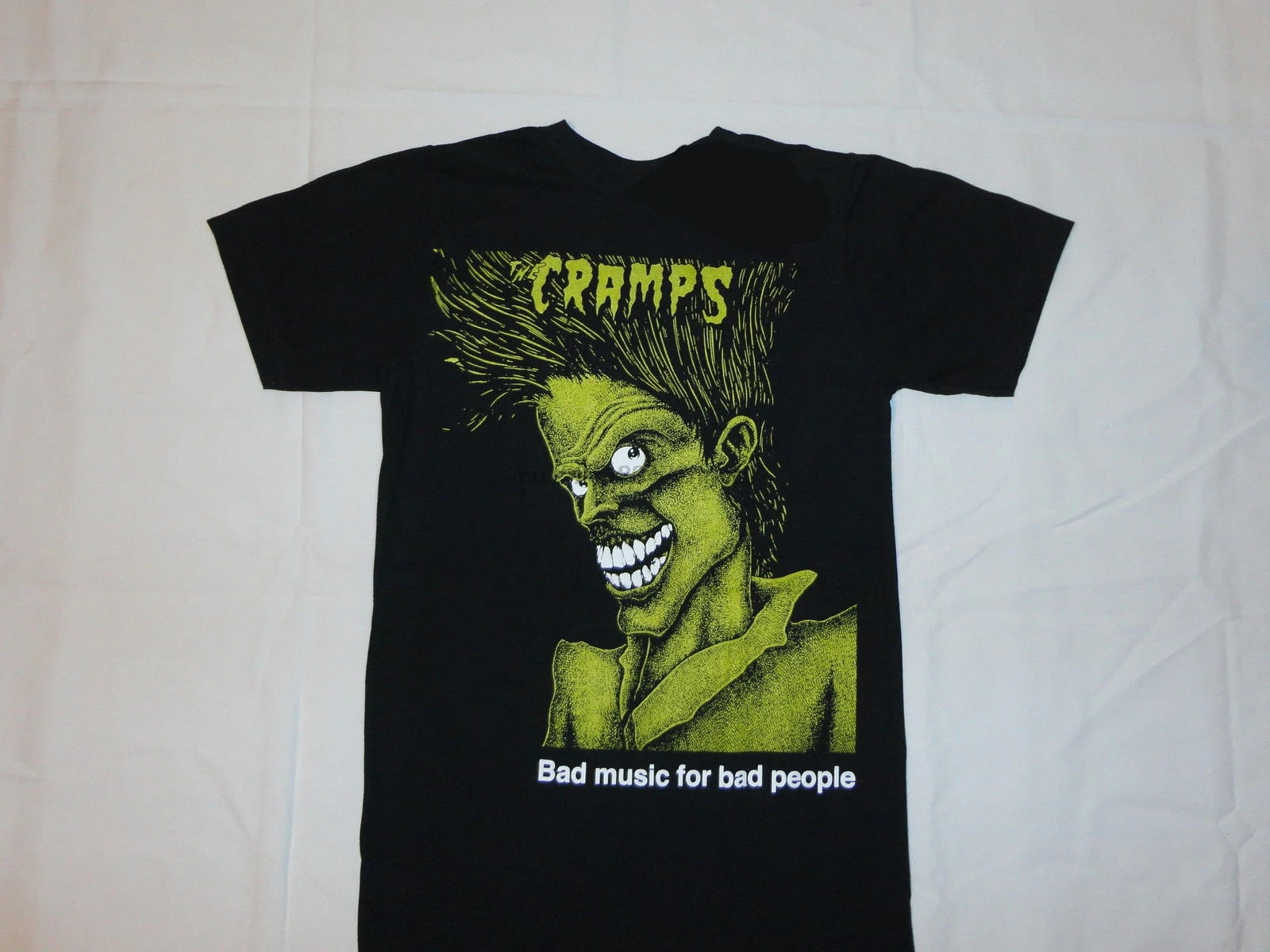 Черный судороги Совершенно новая футболка S-3XL плохую PSYCHOBILLY панк Рок