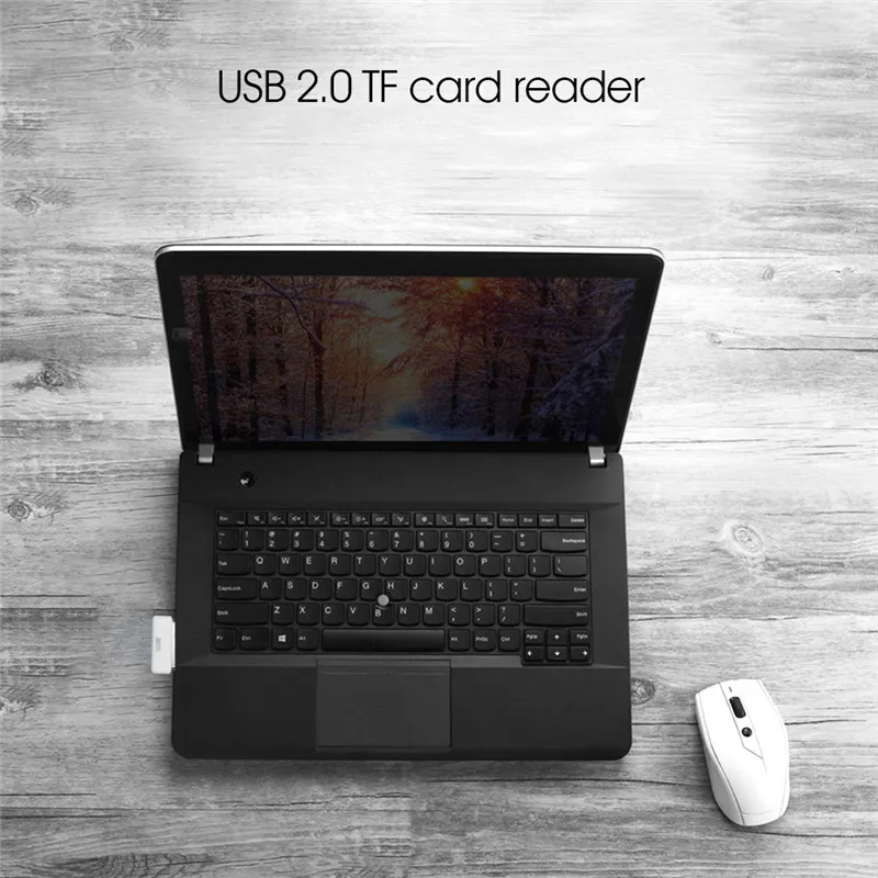 KEBDIU MINI USB 2,0 Micro SD/SDXC TF кардридер адаптер кардридер Супер Скоростной компьютерный кард-ридер для ПК компьютер Горячая Распродажа