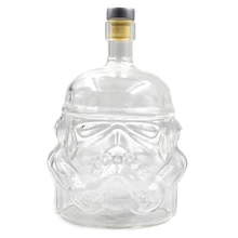 Бутылки для ликера, виски графин с пробковой пробкой, бренди, вина, прозрачное стекло 650 мл