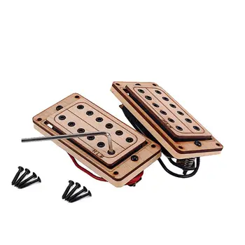 

Maple Wood 6-string Humbucker Pickups for Electric Guitar Replacement Parts Accessory