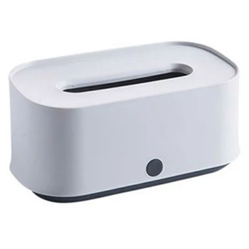 

Plastic Tissue Holder Box Cover Napkin Dispenser Container Paper Storage Case for Home Office Car