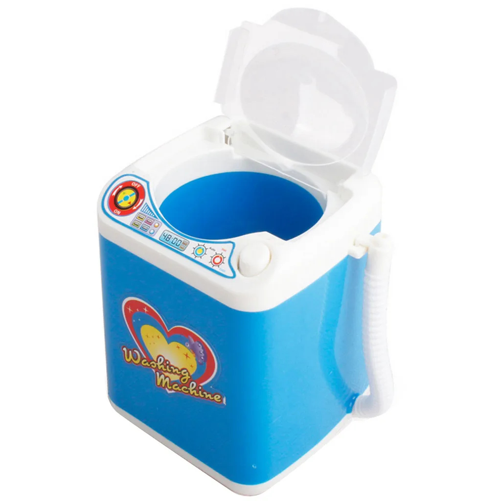 

Toys For Children Makeup Brush Cleaner Device Automatic Cleaning Washing Machine Mini Toy Kids Toys Baby Toys Juguetes