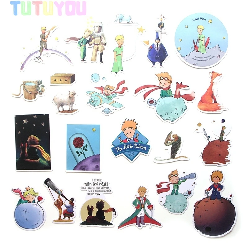 PC17 23 шт./компл. Le Petit Prince наклейка s Наклейка для гитары ноутбука багаж автомобильный холодильник граффити Наклейка для детей
