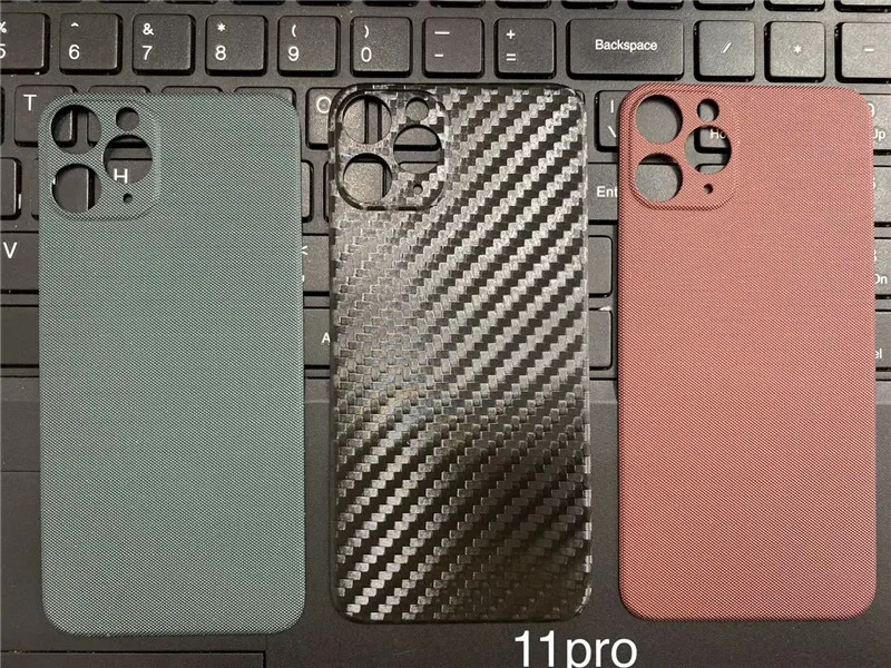 3D мягкая задняя крышка для iPhone 11 Pro Max углеродное волокно полное заднее покрытие для iPhone 11 Pro Max наклейка защитная пленка