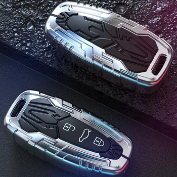 

Car Key Cover for Audi A4L/A6L/Q5L/A8/A7/RS5/Q3/Q5/Q7/tt Car Remote Control Key Case Buckle Shell Decoration Accessories