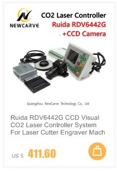 Ruida RDV6442G CCD визуальный CO2 лазерный контроллер системы для лазерной резки гравер машина NEWCARVE