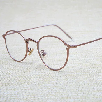 

New Vintage Eyeglass Frame Full Round Flat Mirror with Close Vision Goggles