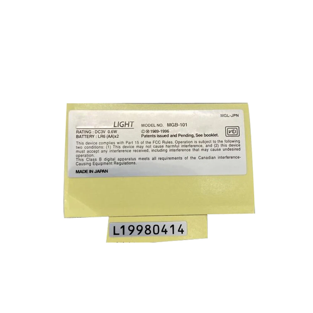 

10 шт. в партии, Детская Замена для Gameboy светильник для GBL Game Shell Back Tag