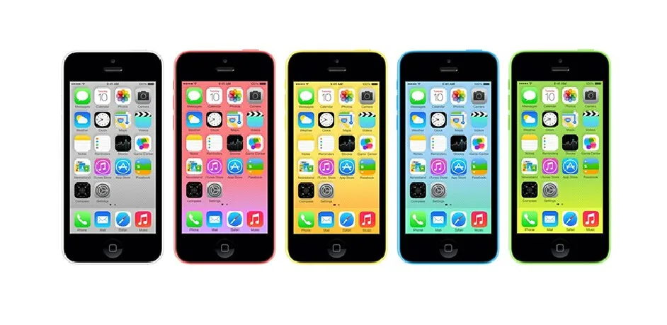 Apple iphone 5C 4," 8MP камера двухъядерный мобильный телефон 8 ГБ/16 ГБ/32 ГБ rom IOS WiFi gps WCDMA 3g разблокированный смартфон