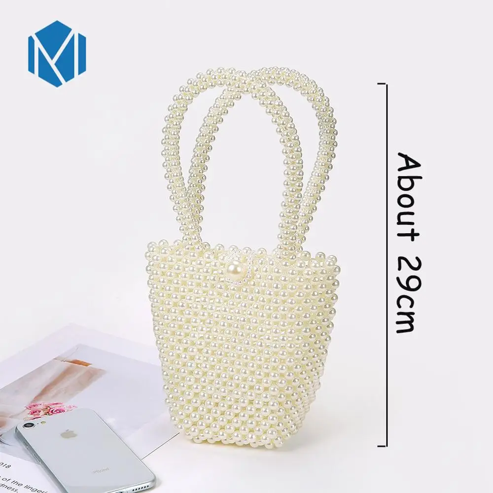 Fashion Imitation Pearls For Women/Girls INS Handmade Big Handbag Elegant Party Birthday Gifts - Цвет: Type 6