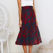 Винтажные вечерние плиссированные Офисные в горошек повседневные эластичные карманы средней длины пышные женские юбки из мягкого полиэстера