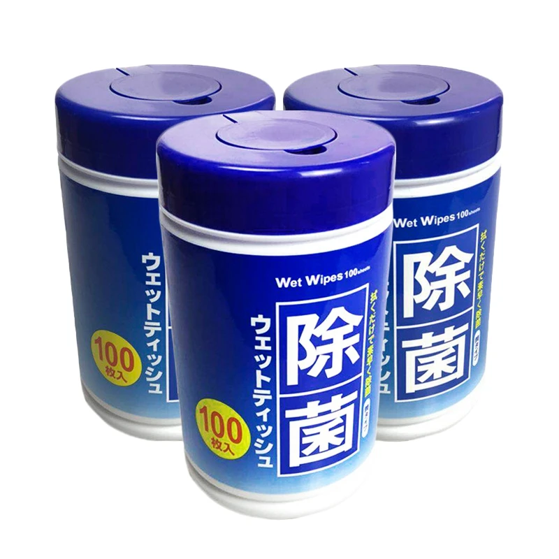 

300Pcs/Lot Clean Wipe Screen Disinfection Wet Wipes Household Wipes Disposable Alcohol Antiseptic Cleaning Wipes