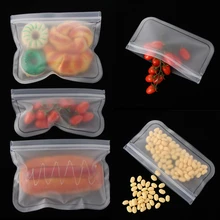 1/3 шт сумки для замораживания многоразовые сумки для хранения пищевых продуктов герметичные Ziplock Сумки Многоразовые сэндвич-пакеты для еды и закусок пакеты