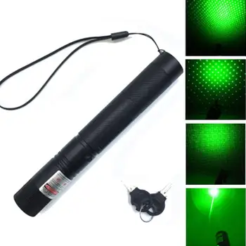 

Hunting 532 nm 5mw Green Laser Sight laser 303 pointer High Powerful device Adjustable Focus Lazer laser pen Head Burning Match9