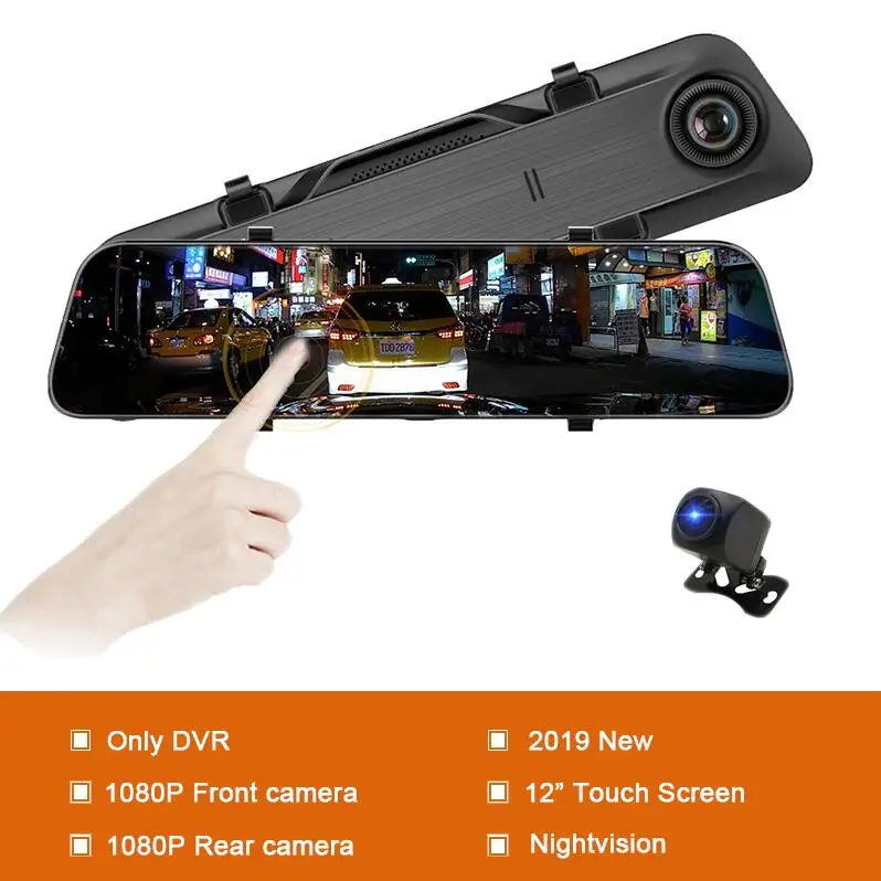 1" Android 8,1 Автомобильный видеорегистратор Камера gps Navi зеркало двойной 1080P рекордер 4G Wifi ADAS Dash cam FM подключен к автомобильному динамику - Название цвета: D40 Dual lens DVR