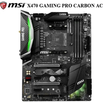 

Socket AM4 MSI X470 GAMING PRO CARBON AC Motherboard AMD X470 DDR4 AM4 Original Desktop X470 Mainboard AMD Ryzen 7th Gen Used