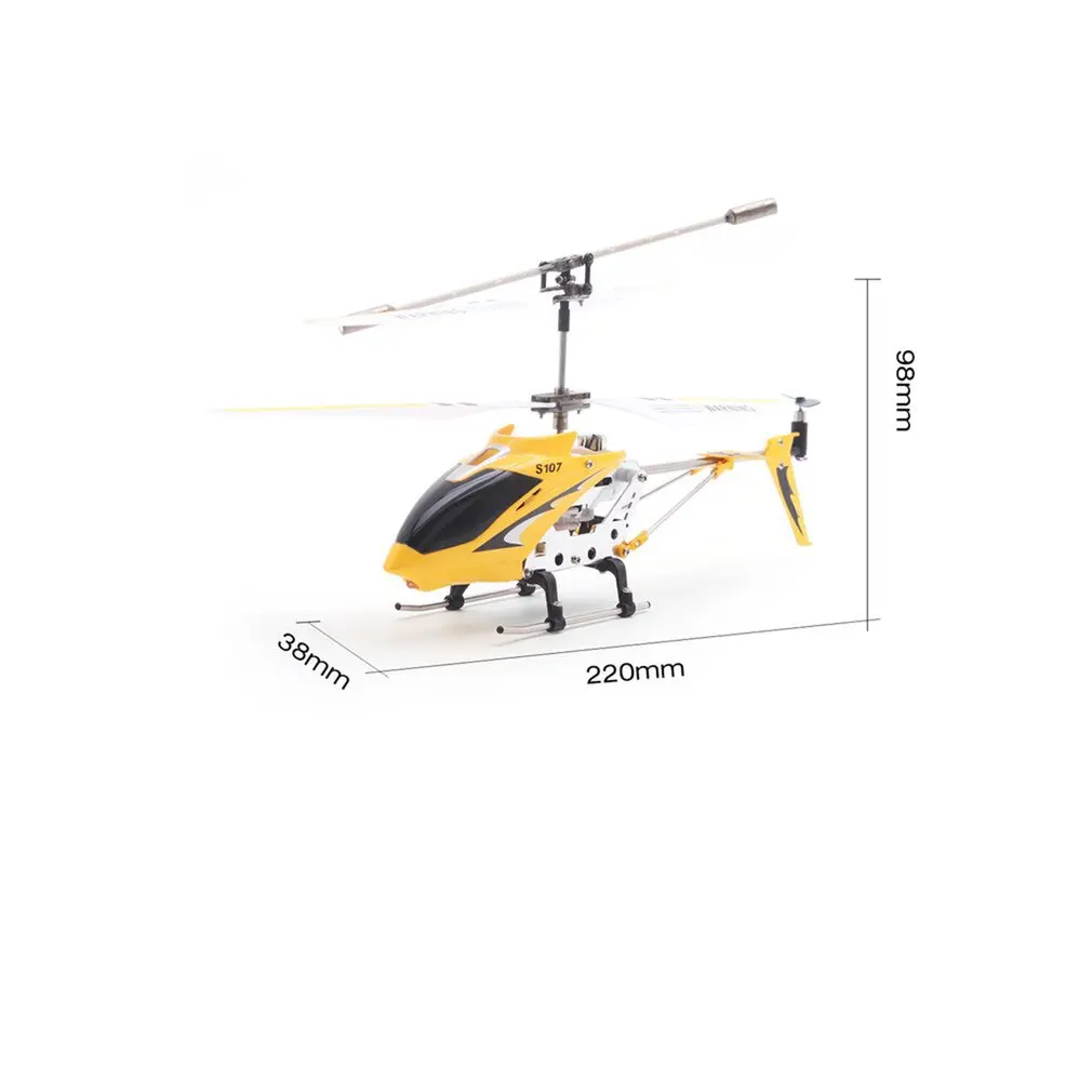 Syma S107G гироскоп металлический инфракрасный радиоприемник 3CH Мини вертолет Радиоуправляемый Летающий Дрон для игрушек подарок RTF