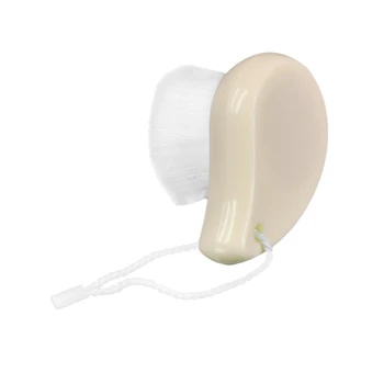 

Facial Skin Care Beauty Ultrasoft Pore Cleansing Spa Wash Massage Exfoliation Brush (Ivory white)