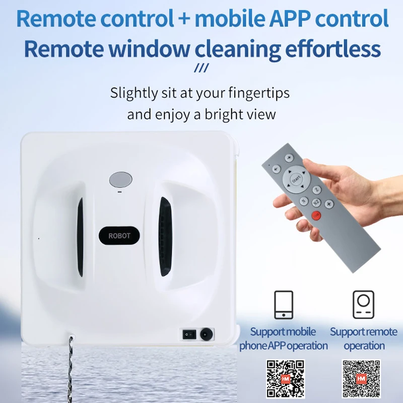 App Operation Smart Window Cleaner Robot, Auto Glass Cleaner robot with