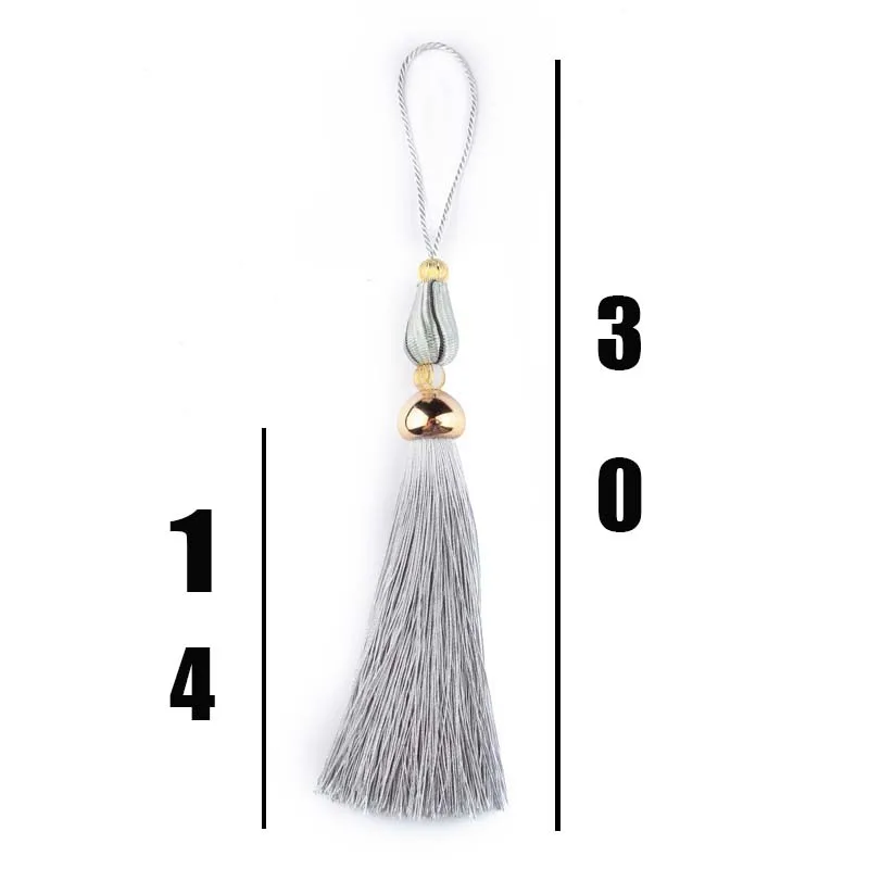 1Pc Silk Tassel Hanging Pendant Decorative Curtains Accessories Key Tassels For Curtain Tieback DIY Craft Tassel Fringe Trim tassel fringe tassel decoration tassel accessories tassel trim mini tassels