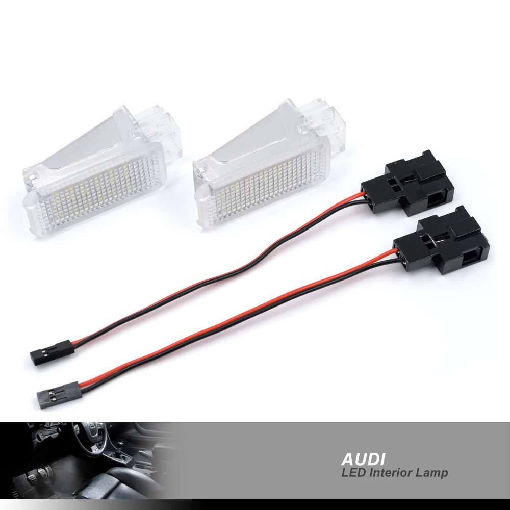 Kaufe 2 Stück 12V 3W LED Kennzeichenbeleuchtung für A4 B8 A5 S5 Q5 TT VW  PASSAT 5D R36 6500k Autozubehör 8T0943021