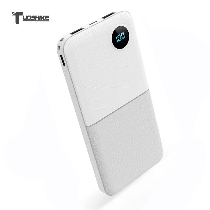 

10000mAh Power Bank LED Display External Battery for iPhone 8 XS MAX Samsung Xiaomi Huawei LG Dual USB Ports Powerbank